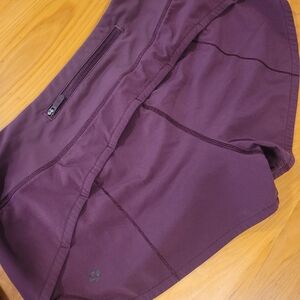 lululemon athletica Maroon Athletic Shorts